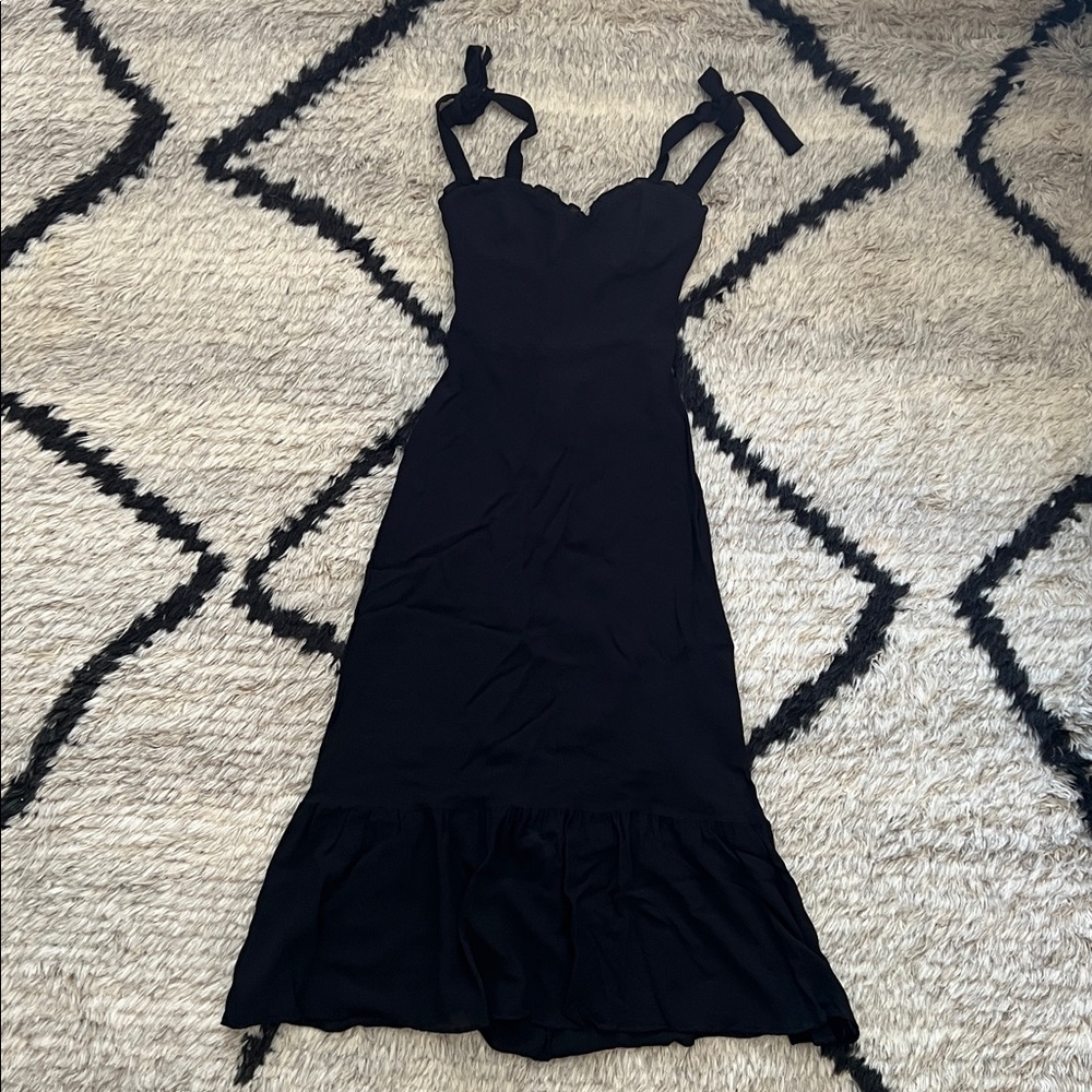 Reformation Anita Black Women's Dress